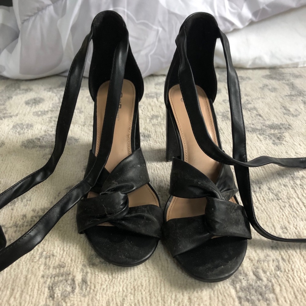 Lace Up Heels. Size 8.5